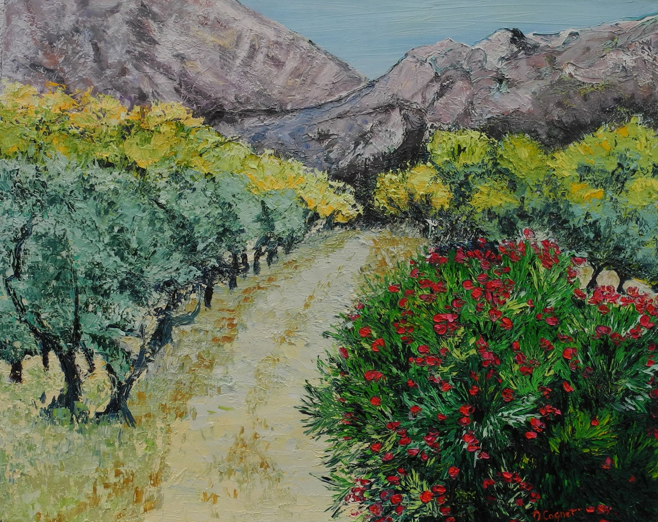 Louriers-Fleurs dans les Alpilles von Cognet, Monique Louriers-Fleurs dans les Alpilles von Cognet, Monique