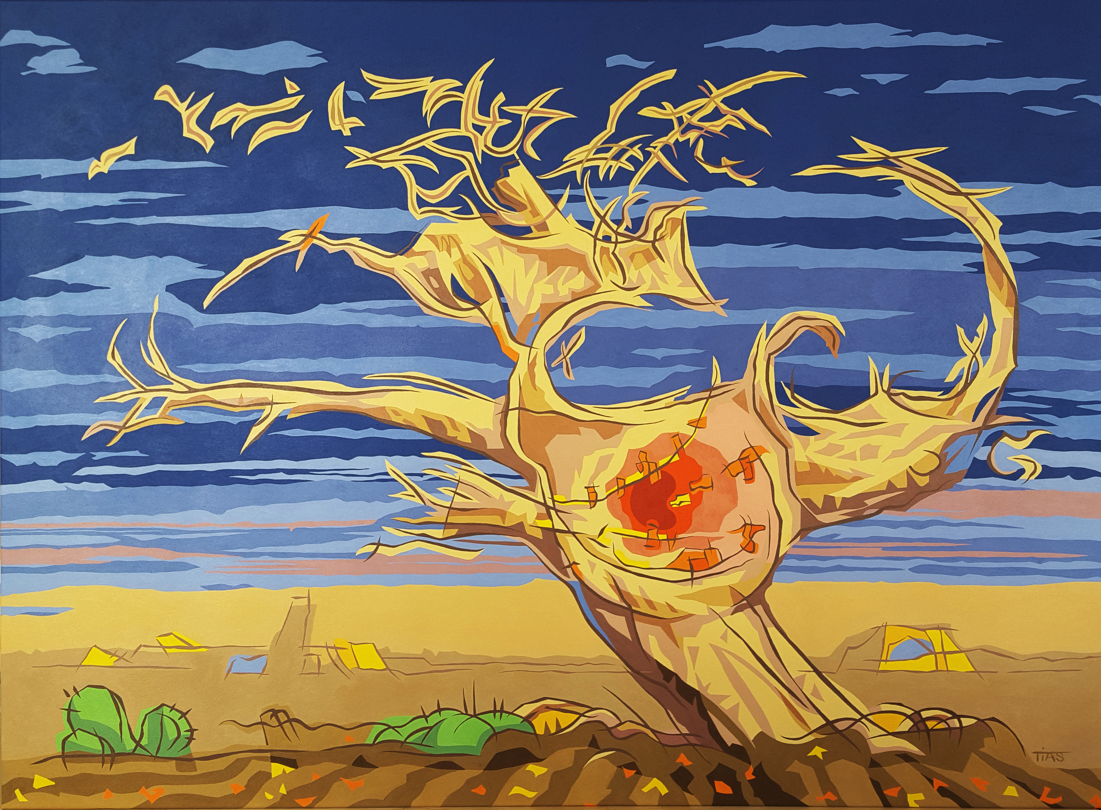 Desert flesh tree von Heins, Mathias