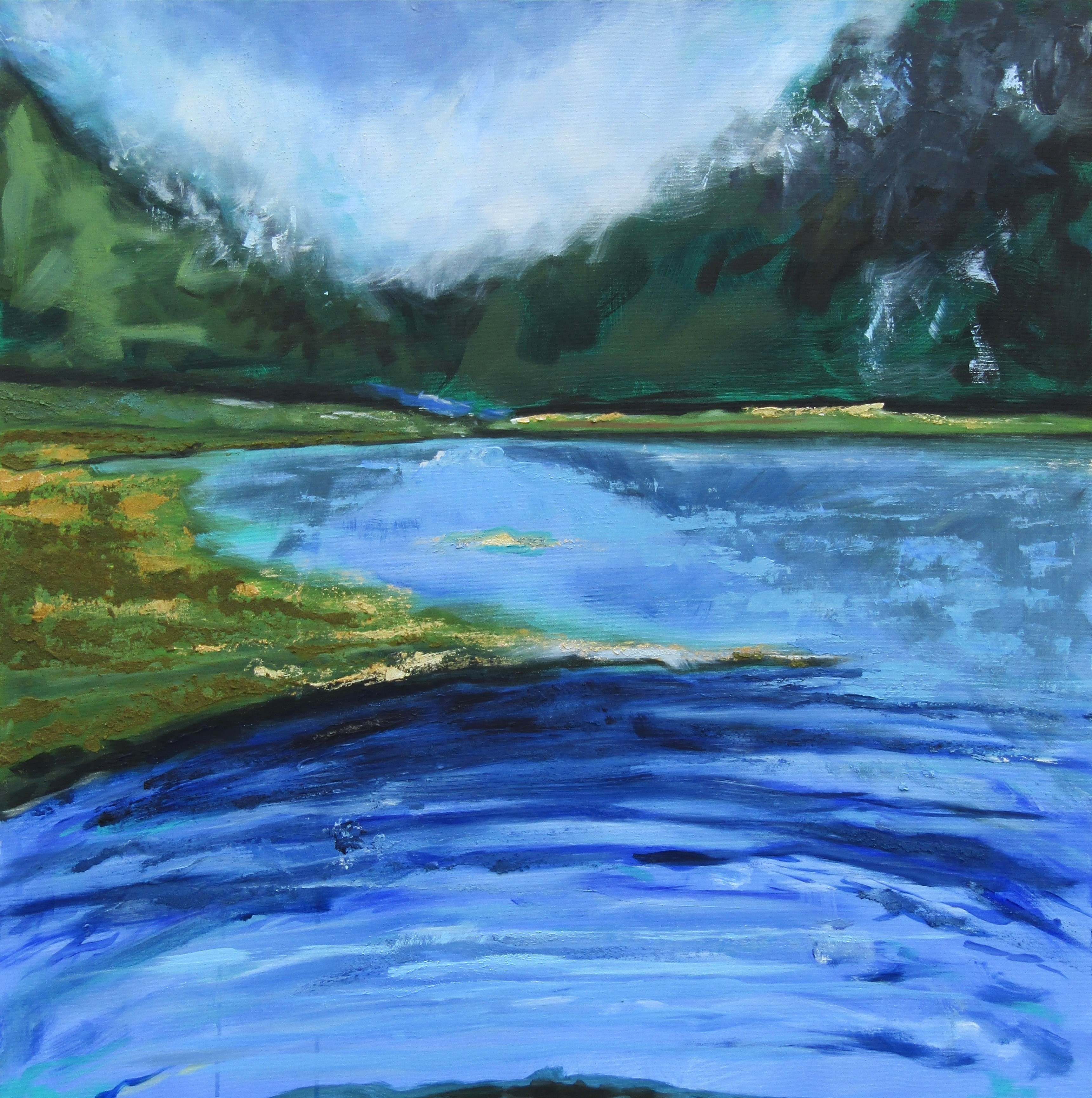 Bergsee von Albin Rebuz