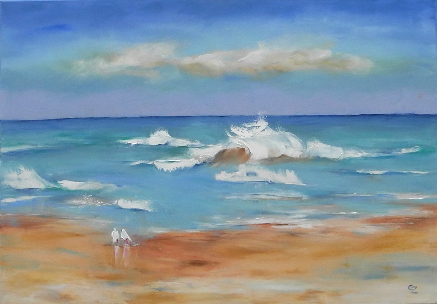 Strandidylle 2 von Zenzes, Christa 