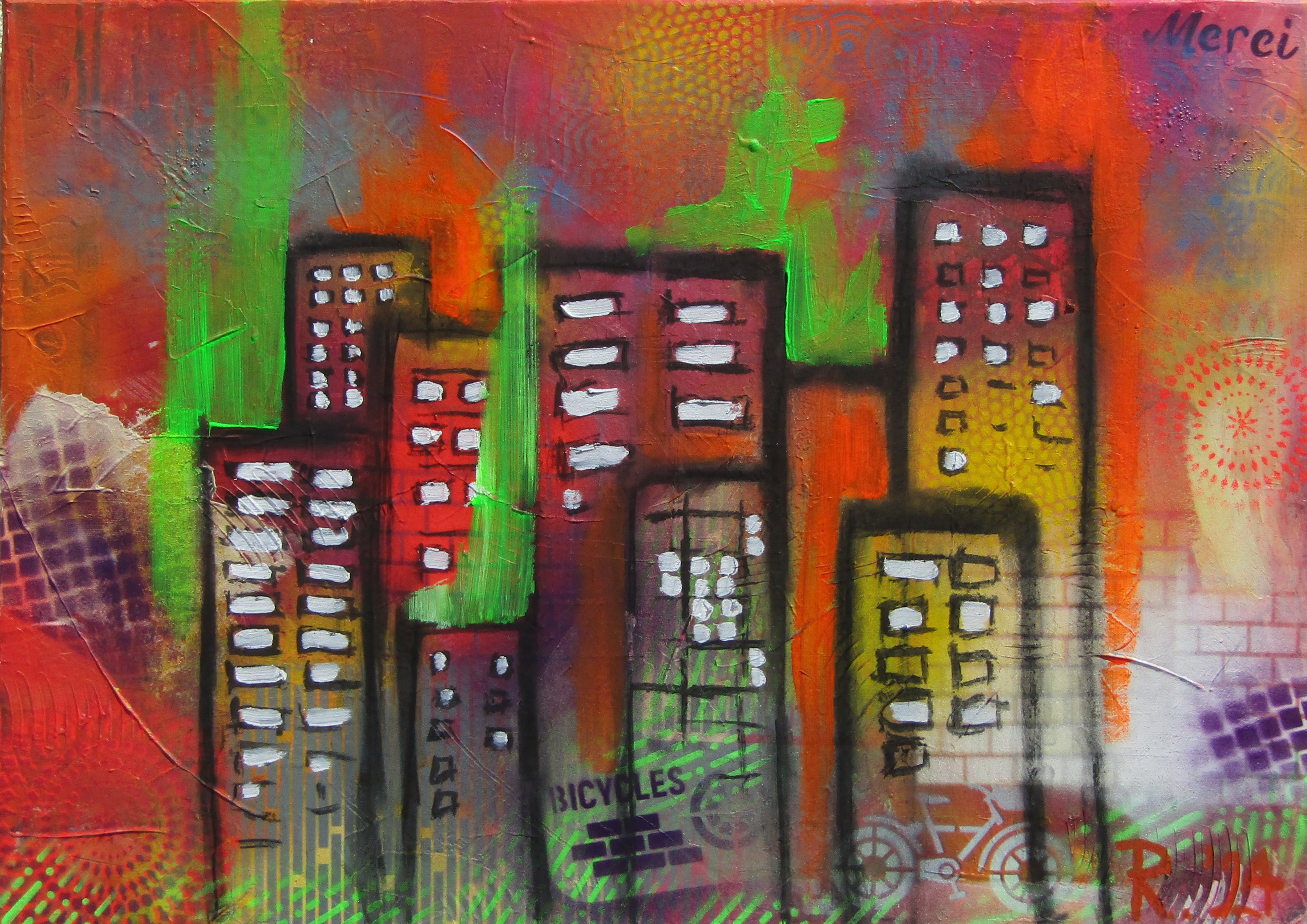 Neon Blocks von Lindlahr, Rebecca