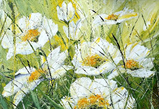 Weißer Mohn von Schüller, Patrizia