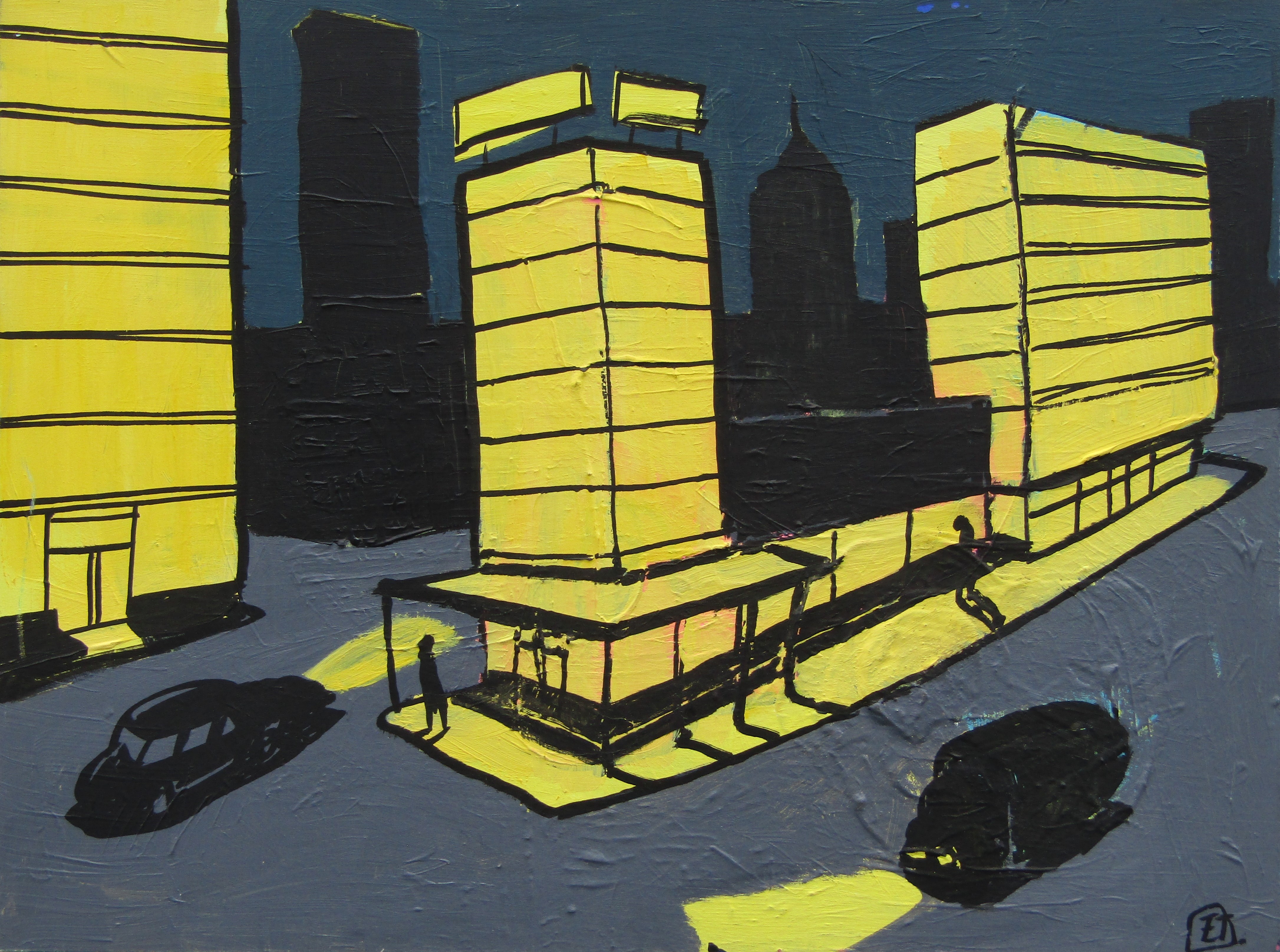 City by night 2 von Tornado, Eddy