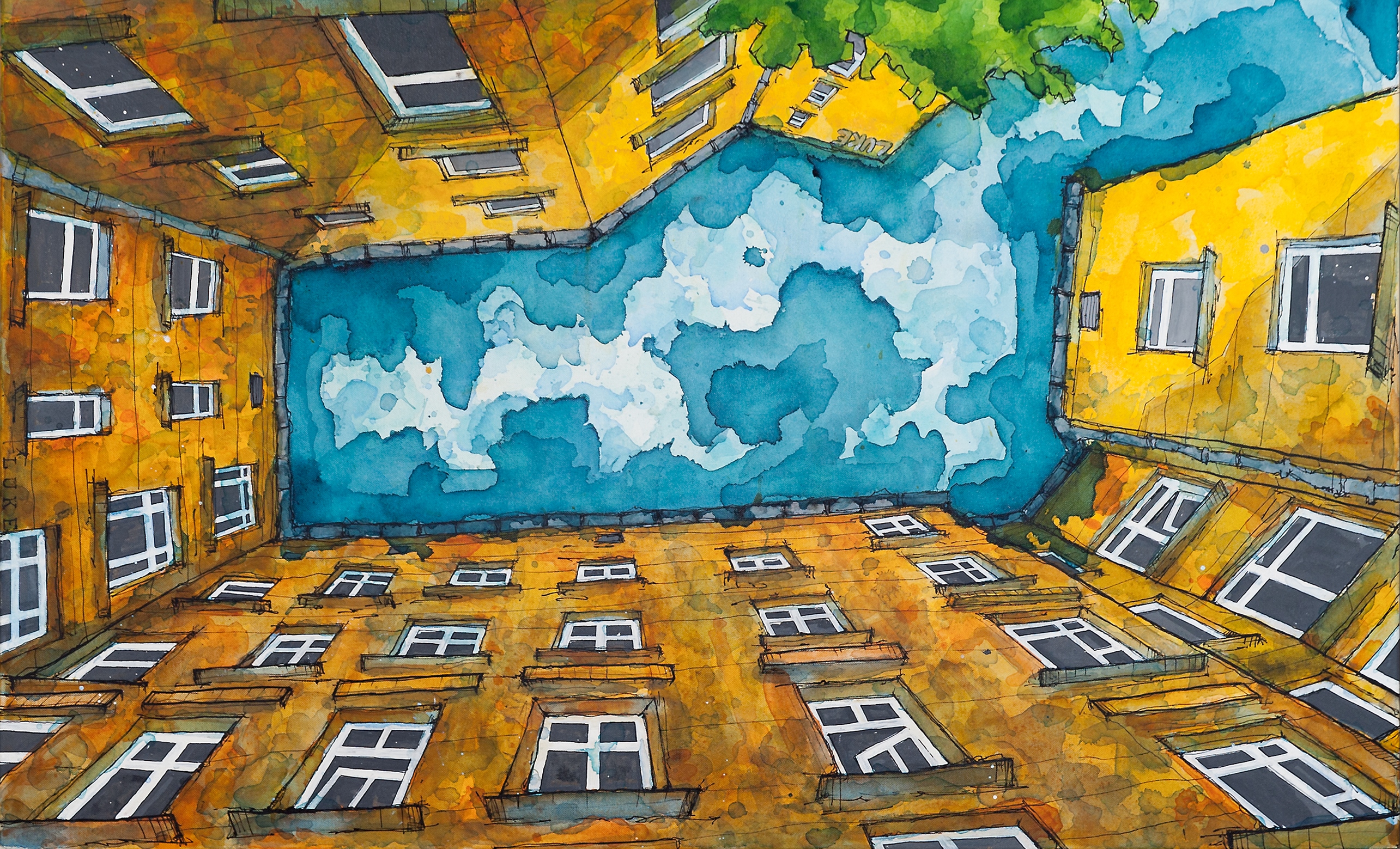 Hinterhof 2 von Wanckel, Lucas Hinterhof 2 von Wanckel, Lucas